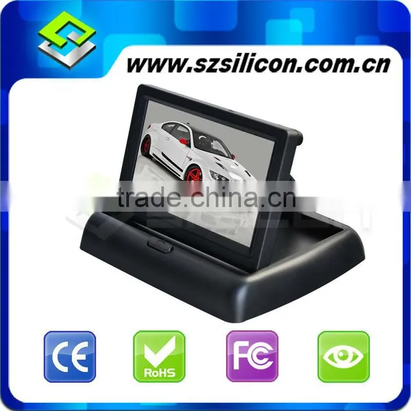 Moderized 4.3 Inch TFT LCD Digital Foldable Car Tft Lcd Monitor