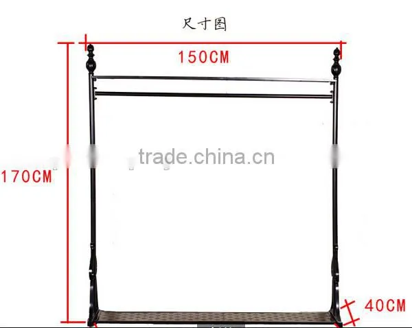 Factory Direct Sale Metal Display Stand for Clothes Shop photo-3