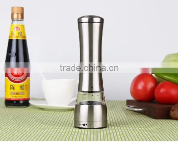 Stainless Steel Pepper Mill Salt and Pepper Mill Glass Pepper Mill photo-2