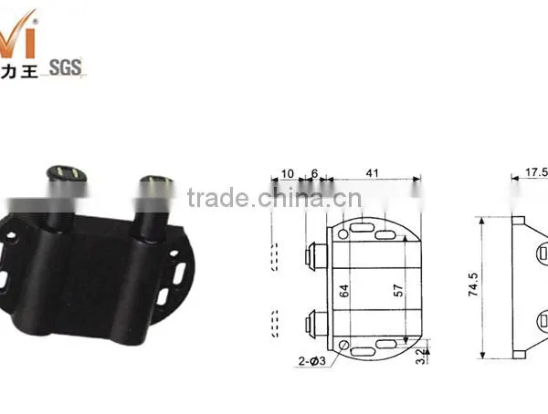 Push to Close Latch Mechanism for Kitchen Cabinet Cupboard photo-2