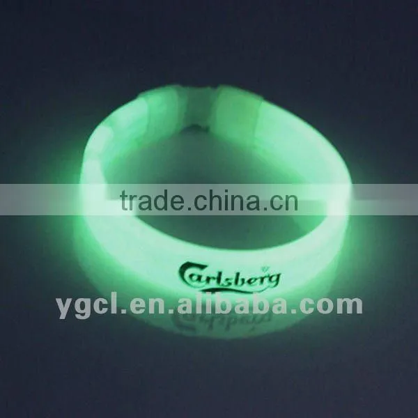 High Quality Logo Printing Concert Glow Wristband Bracelet photo-3