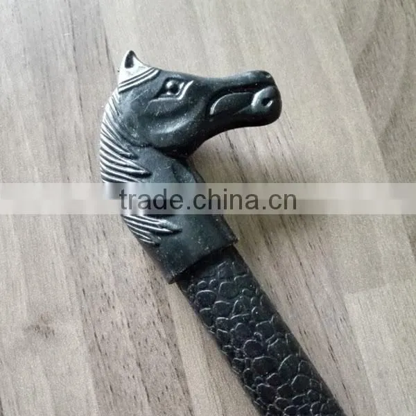 HORSE HEAD HANDLE RIDING WHIP PLASTIC HORSE HEAD WHIP HORSE HEAD WHIP FOR KID,RIDING WHIP WITH PLASTIC HORSE HEAD HANDLE photo-2