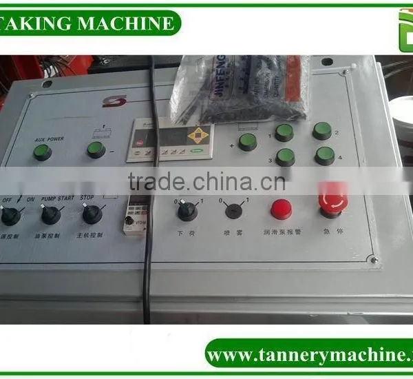 Sheep Goat Skin Machine Dry Leather Vibration Staking Machine photo-2