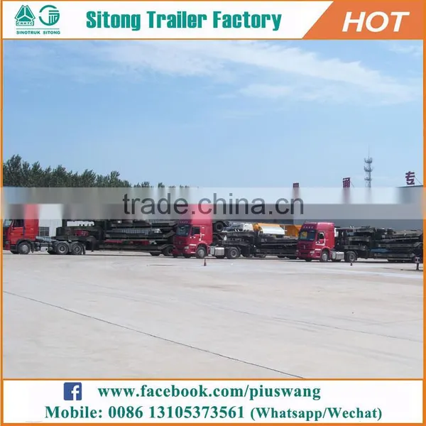 Trailer Low Bed Machine Transport Cheap Price Used Low Bed Trailers for Sale photo-5