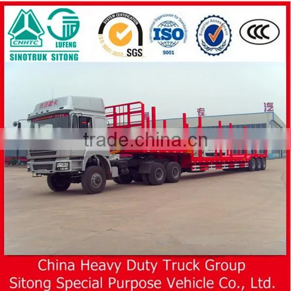 3 Axle Long Wood Transport Semi Trailer Log Truck Trailer