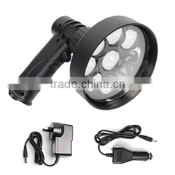 JGL New Product CREE 27W LED Handheld Spotlgiht Rechargeable 2200lm Led Security Torch for Police photo-6