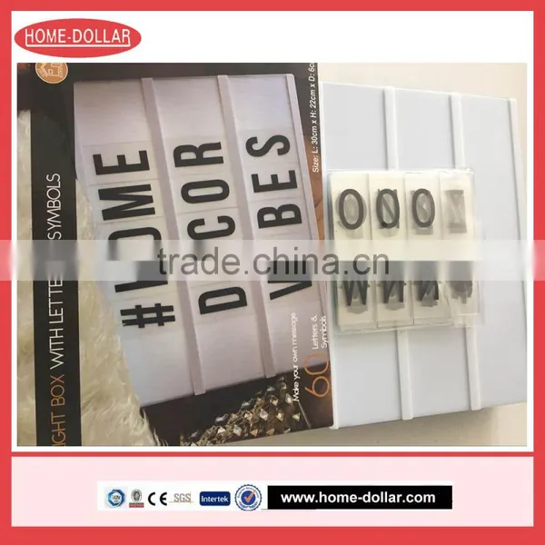 2017 New DIY Light Box With Letters & Symbols photo-2