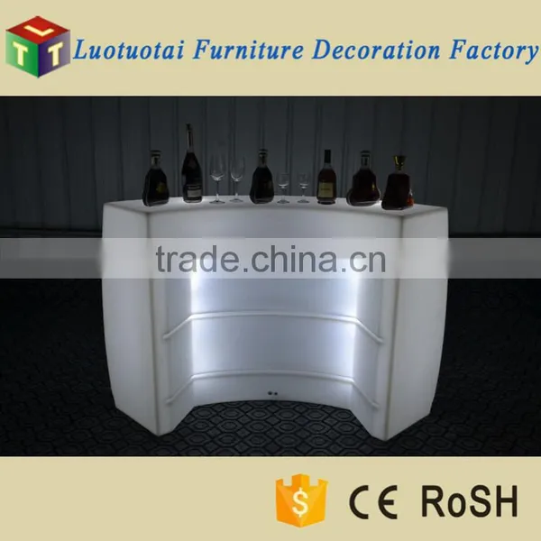 LED Remote Straight Bar Counter/ Hot Sell LED Rechargeable Bar Counter/LED Outdoor Lawn Use Bar Counter photo-3