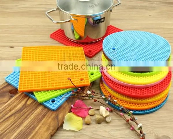 New Design FDA Grade Square Silicone Trivet photo-4