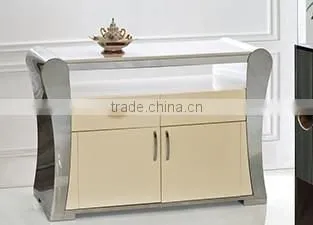 F368 Modern Living Room Sideboard Wood Cabinet Design Dining Room Sideboards photo-6