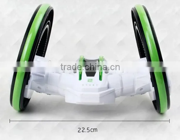 2 Wheels Capsule Space Toy Stunt Car, Anti-throw 360 Degree Roll Rotating Tumbling Car, Electric Stunt Radio Control Toy Car photo-2