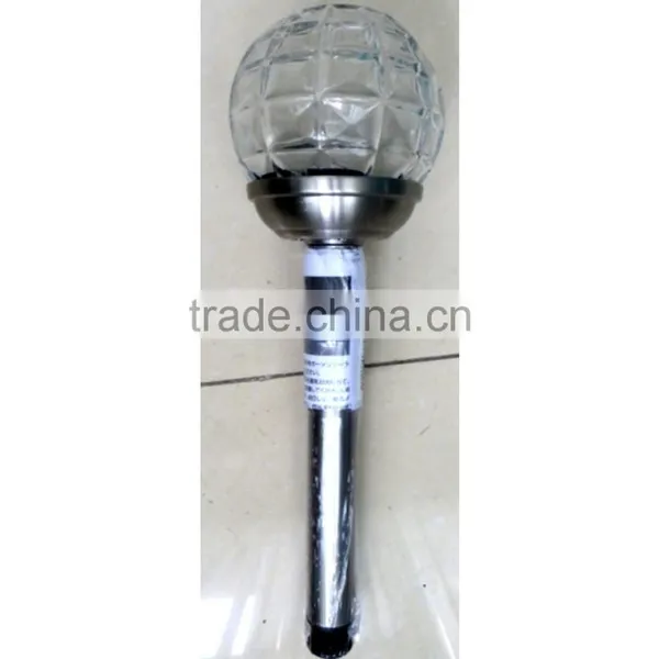 95MM 8-PC PITTED GAZING BALL (PDQ) Solar Pathway Stake Light photo-2