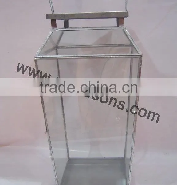 Garden Rattan Weave Metal Lantern Wedding photo-3