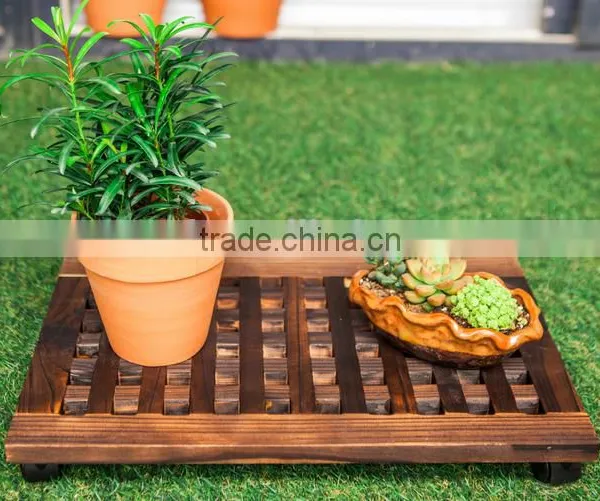 Burning Wood Flower-stand Restoring Ancient Ways photo-6