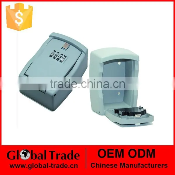 Wall Mounted 4 Digit Combination Key Safe Lock Storage Box High Security Zinc Alloy 450559