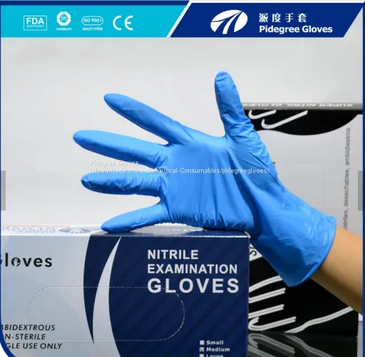 2017 Hot Sale Cheap Nitrile Glove Powder Free Nitrile Examination Gloves