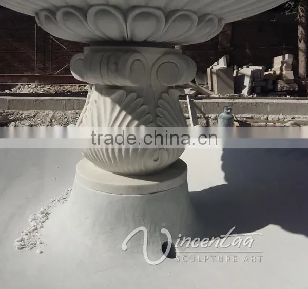 Stone Carving Outdoor Decoration Garden 3 Tier Marble Water Fountain Prices photo-4