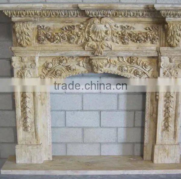 Luxury Home Decoration Marble Stone Granite Marble Fireplace photo-2