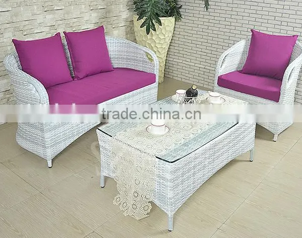 Outdoor Garden Rattan Furniture Sofa Sets PE Rattan Furniture(BF10-R112) photo-2