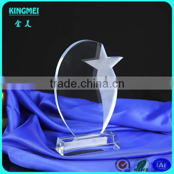 Kingmei Crystal Star Head Award K9 Crystal Trophy Cheap Glass Blank Trophy photo-6