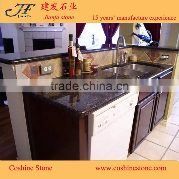 Idian Natural Stone Tan Brown Granite Countertop Kitchen photo-6