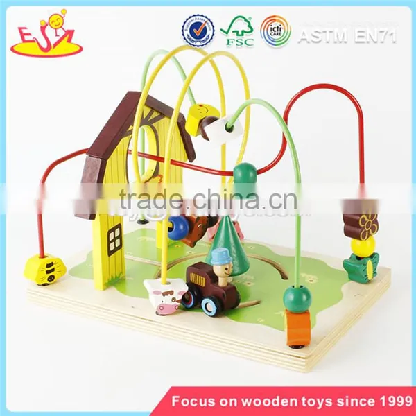 Wholesale Best Toddlers Wooden Bead Maze Toy Educational Games Wooden Kids Bead Maze Toy W11B141 photo-2