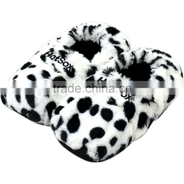 Hot Sox Heatable Slippers Grain Slippers Microwave Shoes Supersoft photo-2