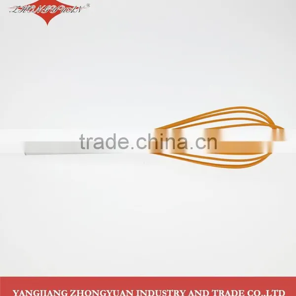 11.5" Stainless Steel Handle Silicone Coated Egg Whisk photo-2