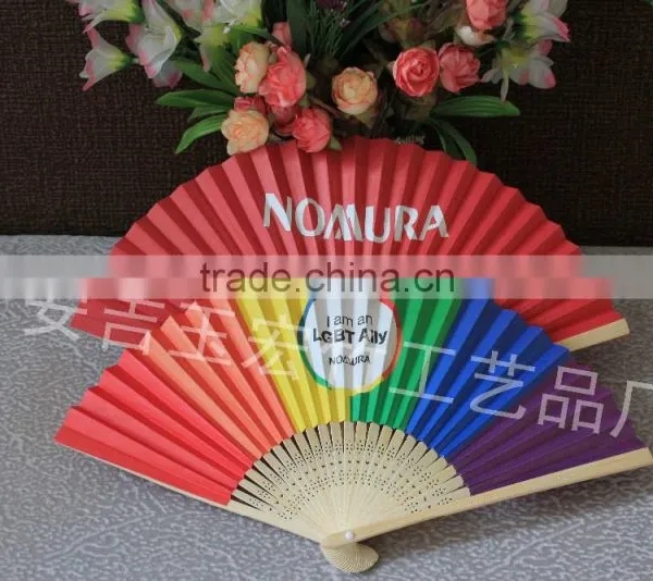 Japanese Bamboo Paper Fan Wholesale photo-5