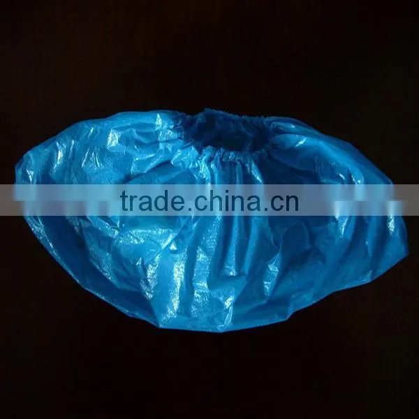 PE Shoe Cover With CE ISO& FDA,Blue Waterproof Disposable Shoe Cover photo-3