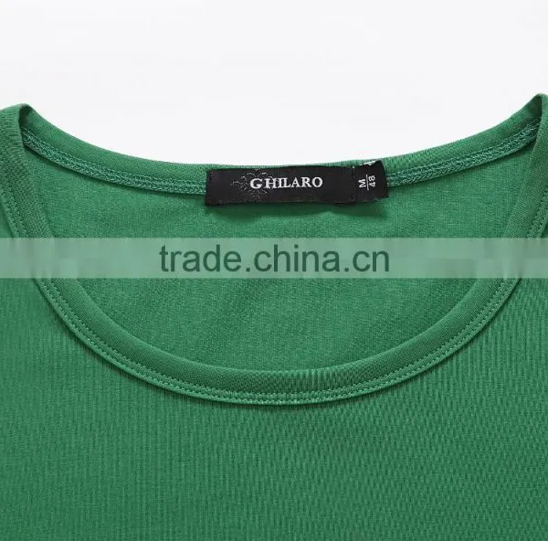 Mens Cheap Brand Fashion Long Sleeve Plain Cotton t Shirt photo-4