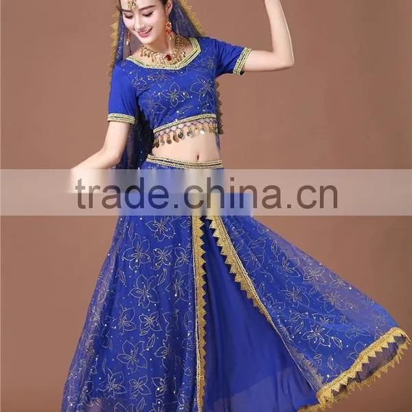 Indian Sparkle Belly Dancing Costume Belly Dance Set