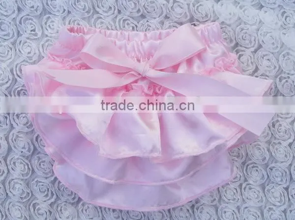 Adorable Baby Diaper, Satin Baby Bloomers, Wholesale Baby Ruffle Bloomers photo-4
