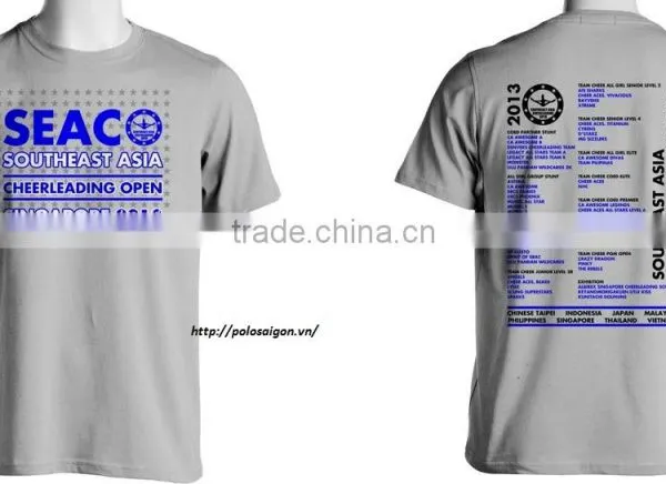 Men Customized Print Tshirts Tean Uniform With Any Design Logo photo-3
