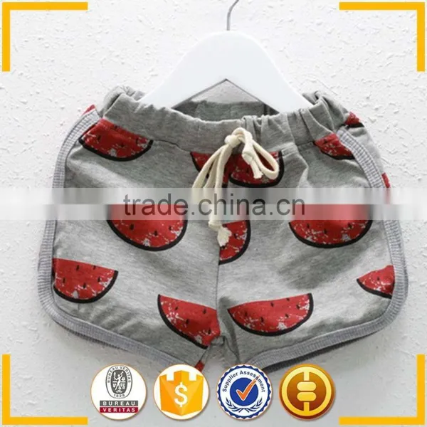 2015 New Cotton Children Set Watermelon Pattern White t Shirts and Pants photo-4