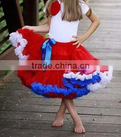 2014Hot Sale!Multicolors Lovely Baby Girls Fluffy Chiffon Pettiskirts Fashion Girl's Multi Colors Pettiskirts photo-5
