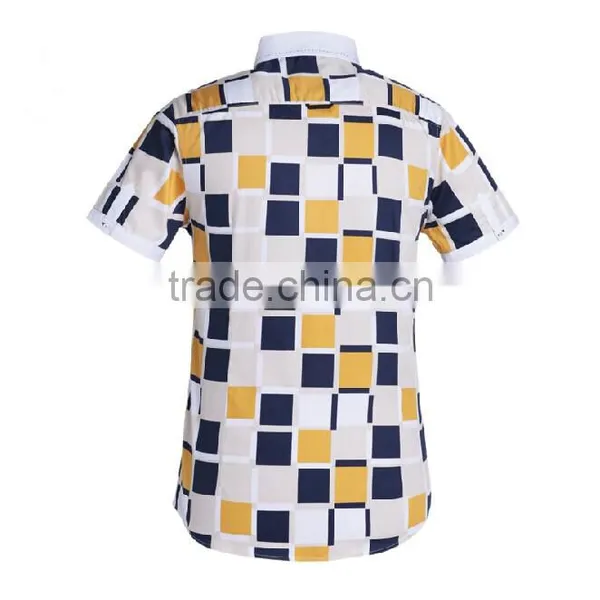 Men's New Model t Shirts Fancy Plaid Design Custom T-shirts photo-2