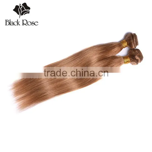 27# Straight Wave Dyeable Honey Blonde Brazilian Hair Weave Prices photo-2