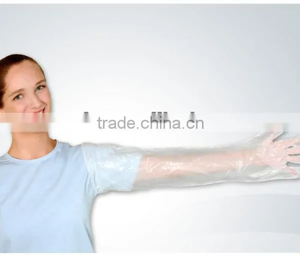 LDPE/HDPE Veterinary Gloves for Disposable Use by Different Color