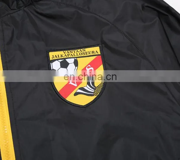 OEM Logo Soccer Training Plus Size Nylon Coaches Jackets photo-4