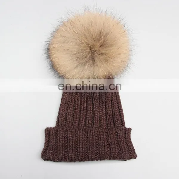 Supply Kids Acrylic Beanie With Big Pompon photo-5