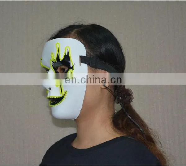 2016 Custom Unisex Led Light Up Party Mask, Led Glowing Mask photo-4