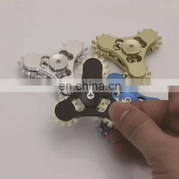 2017 New Fashion Hand Spinner 4 Gear Metallic EDC Fidget Spinner Fidget Toy Adults Focus Anti Stress Gifts F964 photo-3