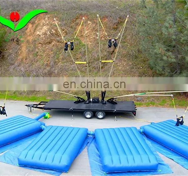 Children Cheerleading Jumping Bag Bungee Jumping Trampoline Mat photo-2