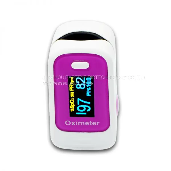 Four Colors Heart Rate Finger Pulse Oximeter SpO2 Ce Blood Oxygen Sleeping Monitor photo-3