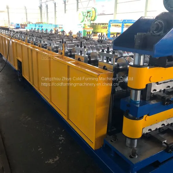 Corrugated Double Liner Metal Roof Tile Roll Forming Machine photo-4