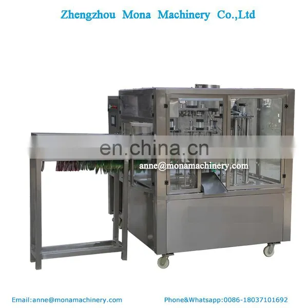 Fruit Juice Doypack Pouch Filling Packing Machine Pouch With Screw Cap Packing photo-2