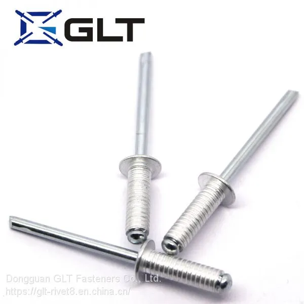 ALUMINUM GROOVED BLIND RIVETS FOR WOOD
