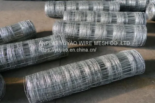 Hot Dipped Galvanized Cattle Wire Fence Grassland Field Wire Mesh