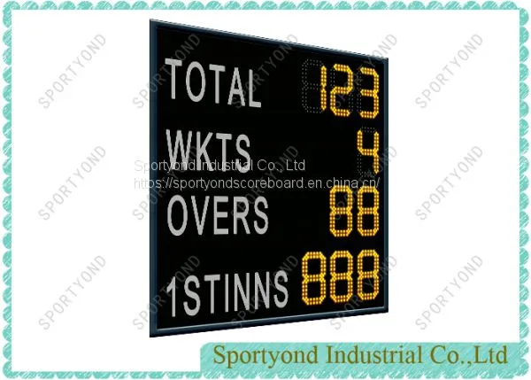 Cricket Electronic Digital LED Scoreboards